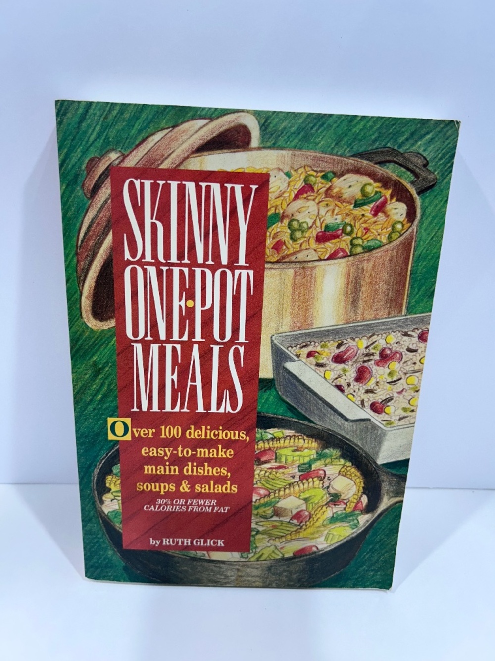 Vintage Weight Watchers Skinny One Pot Meals Food Recipe Cookbook 90s -Paperback